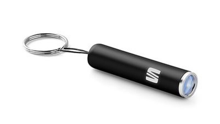 SEAT Mini Taschenlampe, schwarz