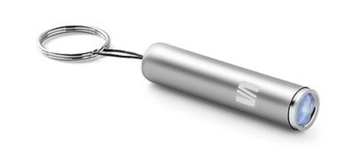 SEAT Mini Taschenlampe, silber