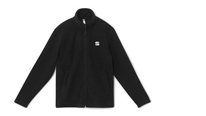 SEAT Herren Fleecejacke schwarz