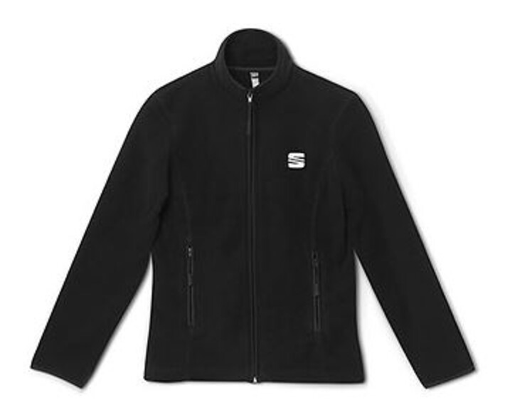 SEAT Damen Fleecejacke schwarz