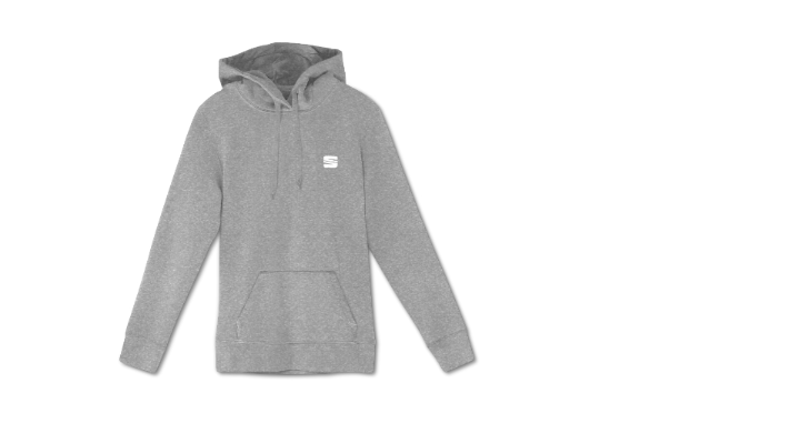 SEAT Herren Hoodie, Bio Baumwolle dunkelgrau