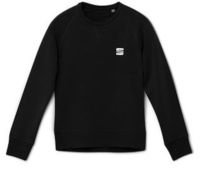 SEAT Damen Pullover, Bio Baumwolle, schwarz