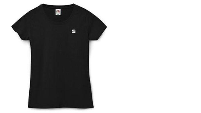 SEAT Damen T-Shirt schwarz