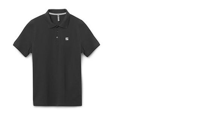 SEAT Herren Kurzarm Polo Shirt, grau