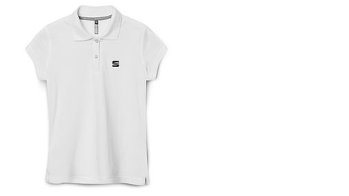 SEAT Damen Polo Shirt, weiß