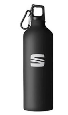 SEAT Sportflasche, schwarz
