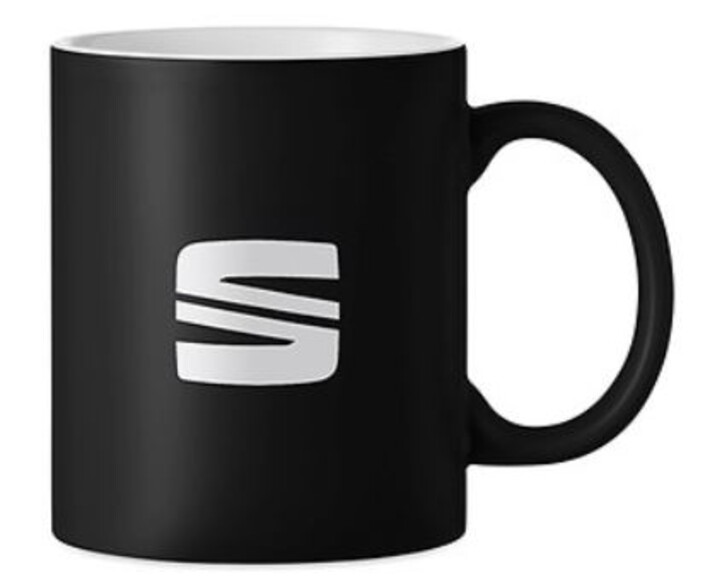 SEAT Tasse, schwarz