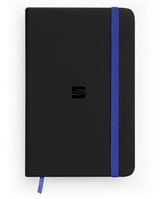 SEAT A5 Notizbuch, schwarz/blau
